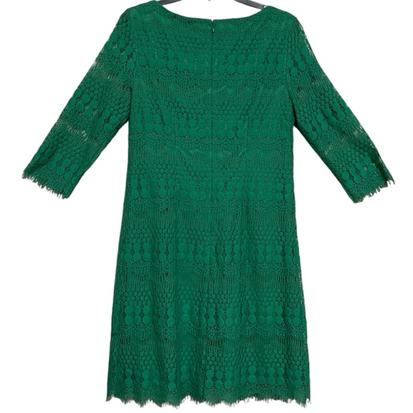 Jessica Howard Women's Lace Sheath Dress Green Size 8 - Picture 10 of 11